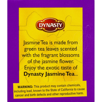 Dynasty Tea - 100% Natural Jasmine Tea Bags, 16 ct