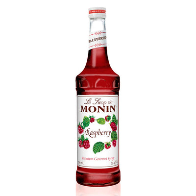 Monin - Raspberry Syrup, Sweet and Tart, Great for Cocktails and Lemonades, Gluten-Free, Non-GMO (750 ml)