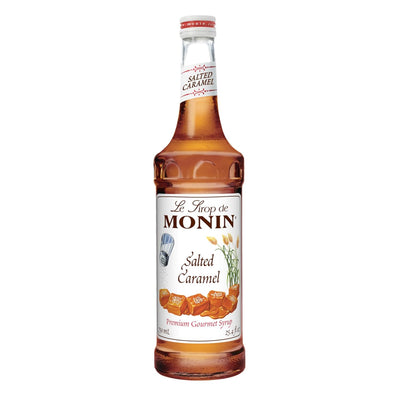 Monin - Salted Caramel Syrup, Natural Flavors, Great for Mochas, Lattes, Smoothies, Shakes, and Cocktails, Non-GMO, Gluten-Free (750 ml)