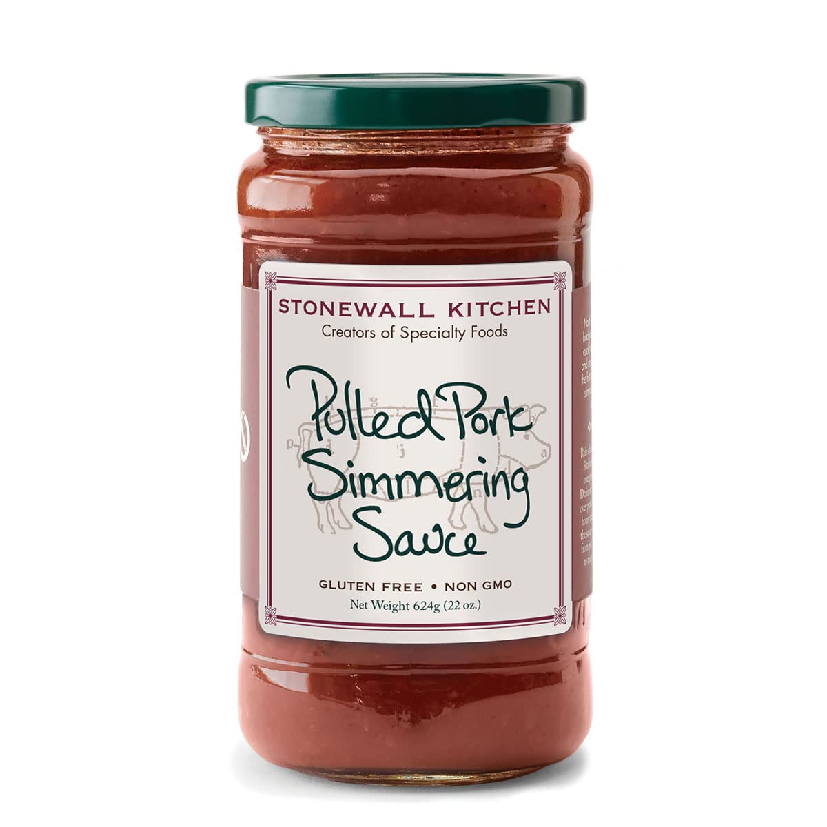Stonewall Kitchen Pulled Pork Simmering Sauce, 21 Ounces