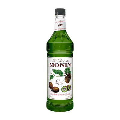 Monin Flavored Syrup, Kiwi, 33.8-Ounce Plastic Bottle ( 1 liter)