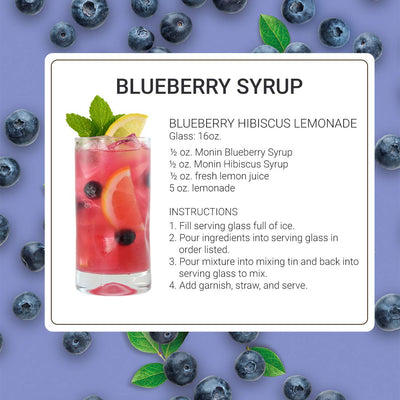 Monin Blueberry Syrup 750ml (25.4oz)