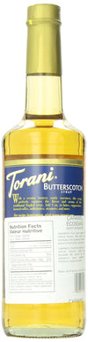 Torani Butterscotch Syrup 750mL