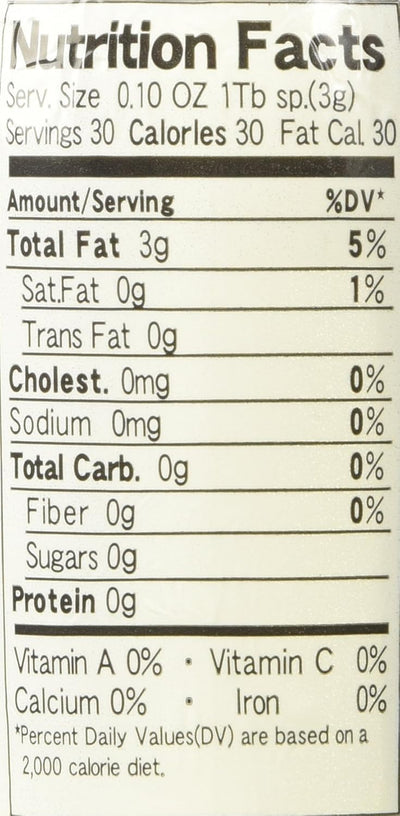 Shirakiku Cooking Vegetable Oil with Horse Radish | Rape Seed Oil, Mustard Seed Oil, and Japanese Radish Oil | Spicy Wasabi Oil Flavor | Low Carb Vegetable Oil Bottle - 3.17 Fl Oz