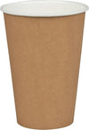Abena Disposable Paper Coffee Cups: Brown, 7 Oz - 100 Count