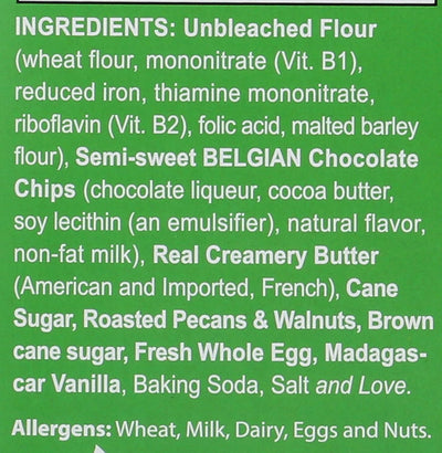 Bart's Bakery The Best Chocolate Chip Cookies in the World, Extra Chocolate Chip with Pecans and Walnuts, 12 ounce