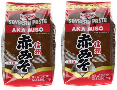 Shirakiku Miso Aka (red) Soy Bean Paste, 35.2-Ounce Bags