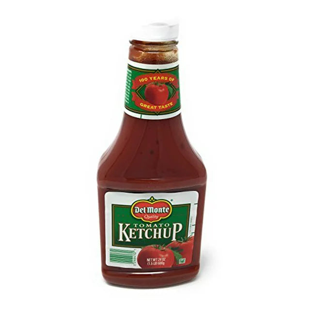 Del Monte Tomato Ketchup - 24oz Bottle 2 Piece Set
