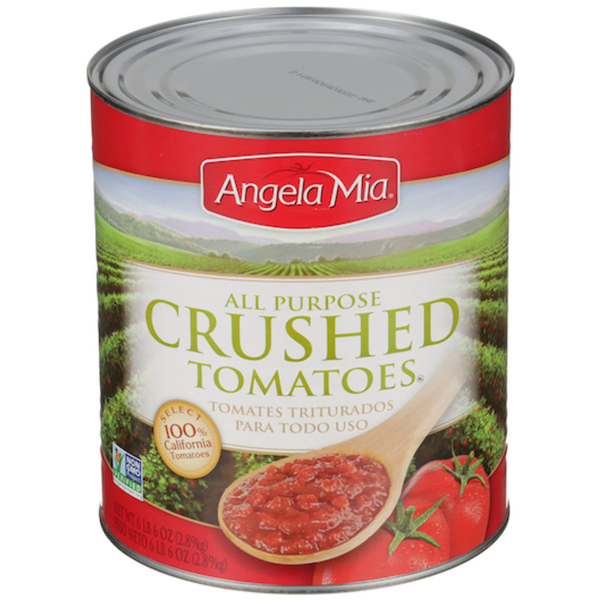 Angela Mia Crushed Tomatoes - 102 oz.