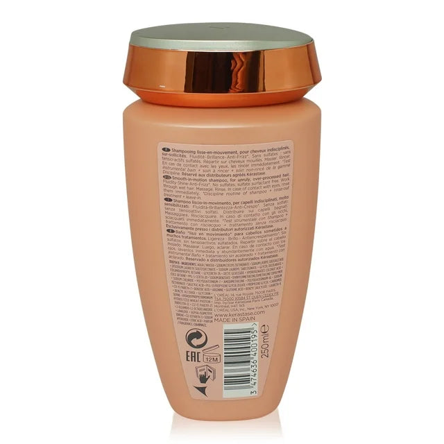 Kerastase Discipline Bain Fluidealiste Smooth-In-Motion Shampoo for All Hair Types, 8.5 oz