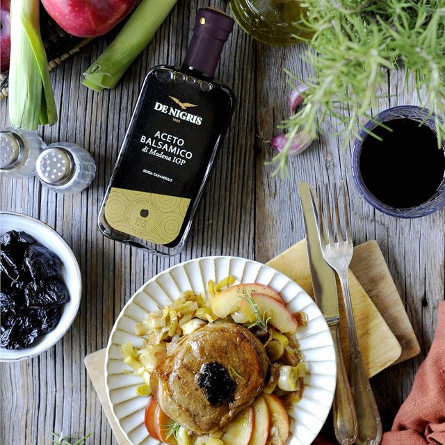 De Nigris Balsamic Vinegar Of Modena Excellence Line - Gold Eagle (55% Grape Must) 8,5 Oz (250ml) | Balsamic Vinegar From Modena Italy, Soft and fragrant taste | Balsamic Vinegar Aged
