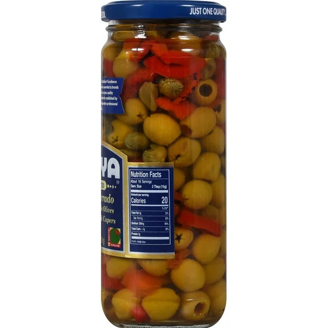 Goya Pitted Alcaparrado, 9.5 oz