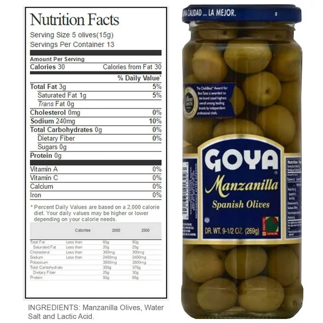 Goya Goya Olives, 9.5 oz