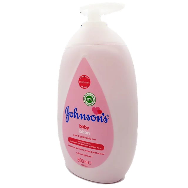 NEW Johnson's Baby Lotion 500ml,Hypoallergenic,Free from dyes, parabens and phthalates, Nourishes baby's skin for 24h.