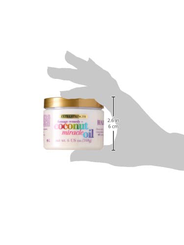 OGX Coconut Miracle Oil Hair Mask for Damaged Hair, Extra Strength, 168 g