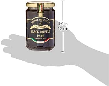 La Rustichella - Black Truffle Pate Large (280g, 9.87 OZ) Vegan, Gluten Free, Cholesterol Free