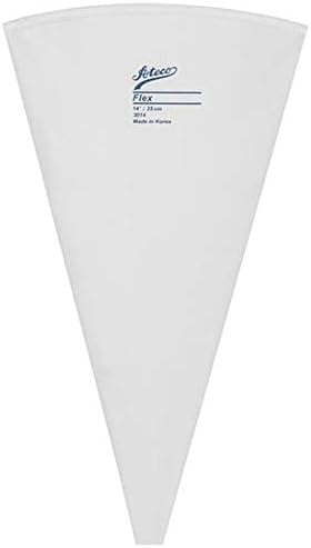Ateco Flex Decorating Bag, Coated Nylon, 24-Inch, Reusable, White