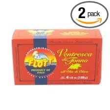 Flott - Sicilian Tuna Ventresca in Olive Oil, 2 - 4.5 oz. Tins
