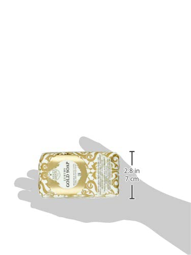 Nesti Dante Nesti dante 60 anniversary luxury gold soap with gold leaf (limited edition), 8.8oz, 8.8 Ounce