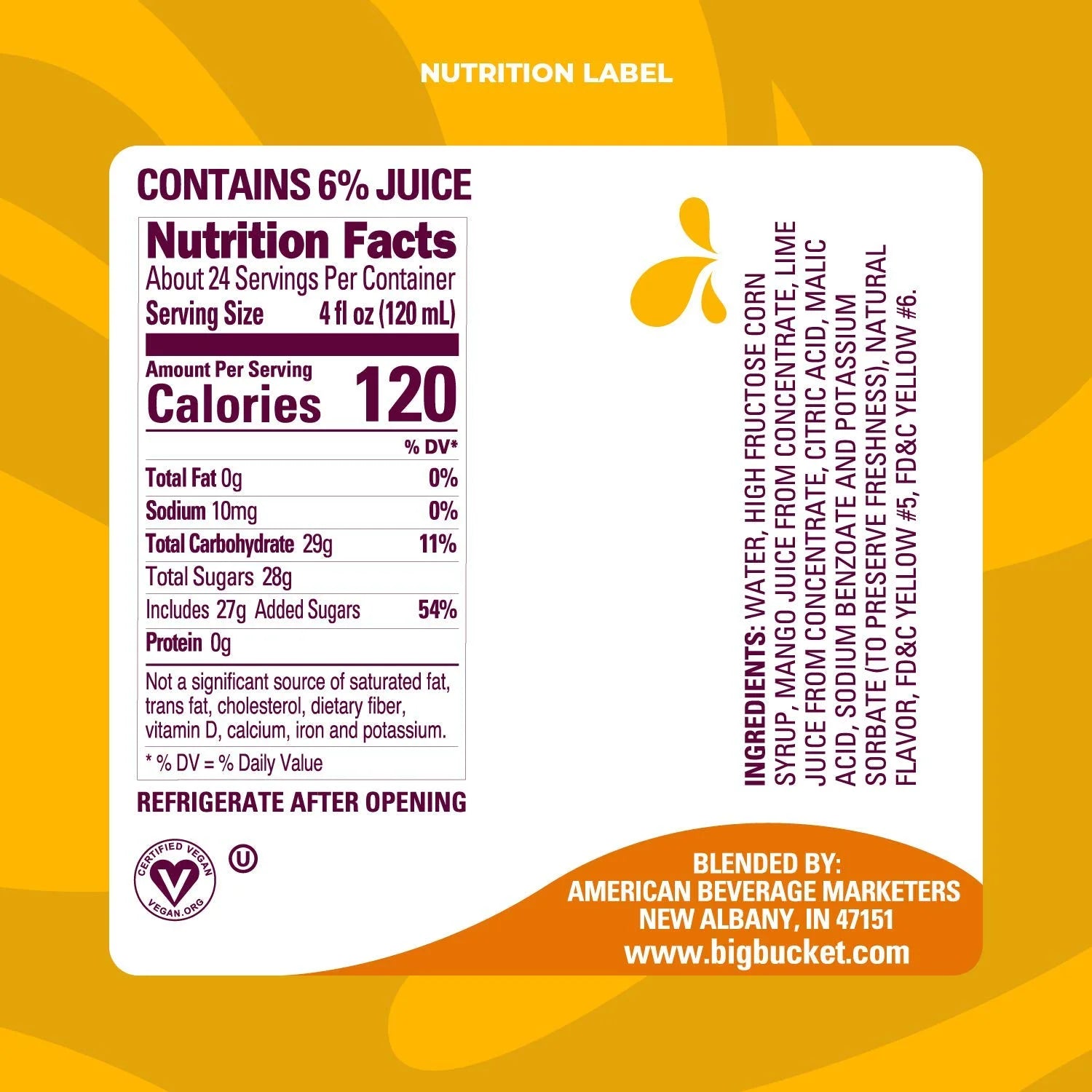 Master of Mixes Mango Daiquiri Margarita Mix, Ready to Use, 96 oz Low-Profile