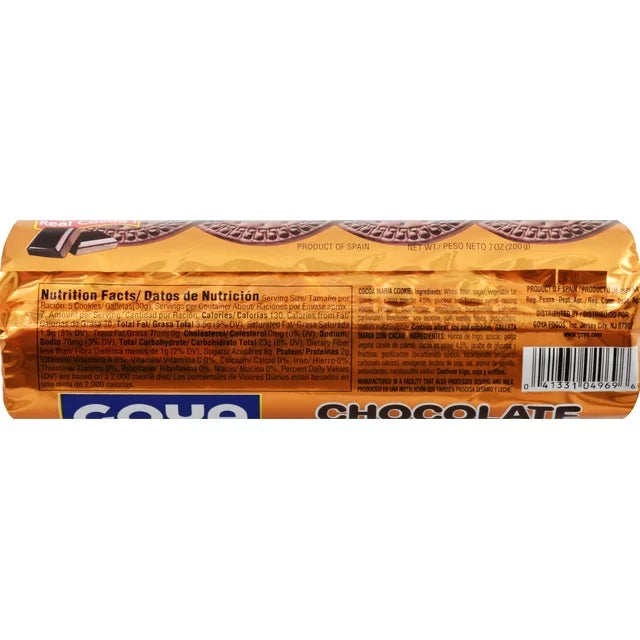 Goya Chocolate Maria Cookies, 7 oz