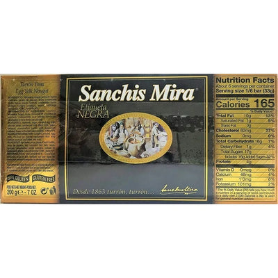 Sanchis Mira Turron Yema Egg Yolk Nougat 7 oz