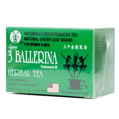 3 Ballerina Dieters Herbal Tea 12 Tea Bags - 1.27 oz / 36g