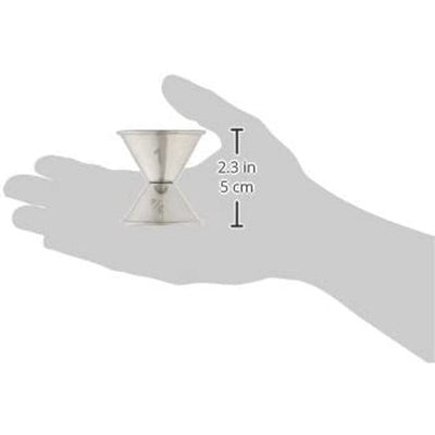 American Metalcraft J206 Jiggers, 2.125" Length x 2.125" Width, Silver