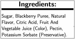 Monin Blackberry Puree, 1 Liter