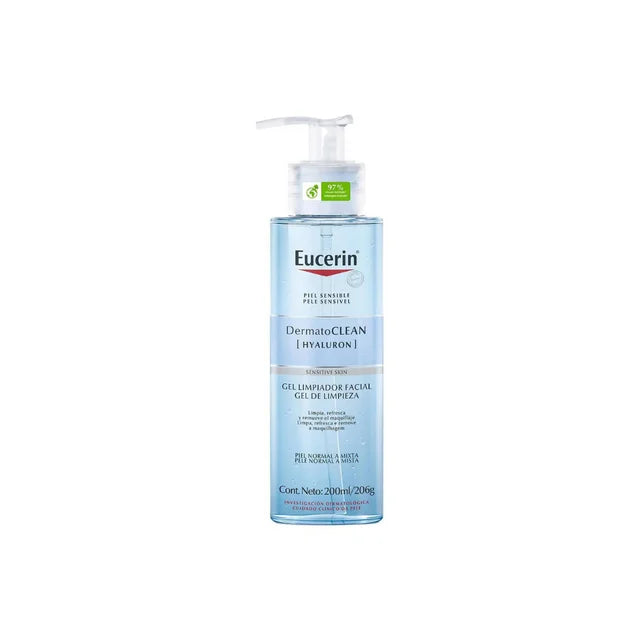 Eucerin Dermatoclean Facial Cleansing Gel for normal to combination skin 200ml.