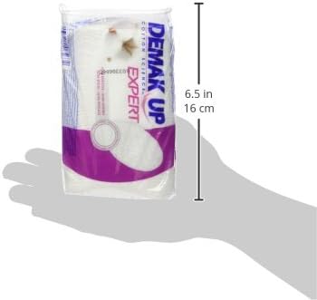 Demak'Up Expert Oval Cotton Pads, Make-Up Pads for Effective Make-Up Removal, 1 x 50 Cotton Pads