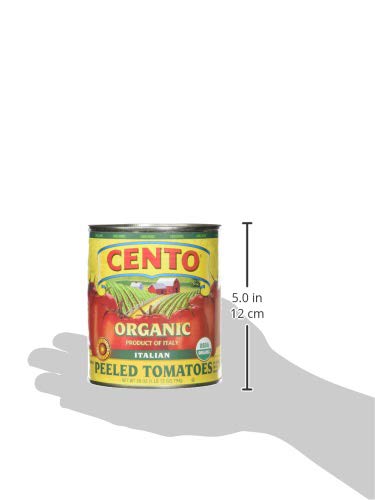 Cento Foods Organic Whole Tomatoes, 28 OZ