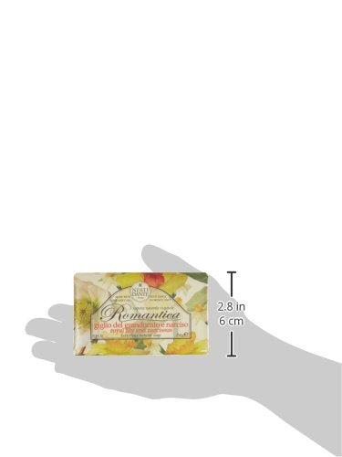 Nesti Dante Romantica Natural Soap, Royal Lily and Narcissus/Luxurious, 8.8 Ounce