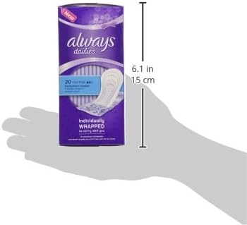 Always Dailies Normal Pantyliners 20 Pack