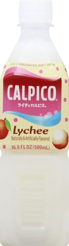 Calpico Lychee Soft Drink, 16.9 Fl Oz