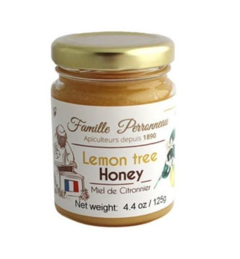 Metr Famille Perronneau, Lemon Tree French Provence Honey (Miel de Citronnier), 4.4 Oz, Imported, honey, yellow