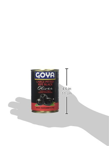 Goya, Large Pitted Ripe Black Olives, 170 Grams(gm)