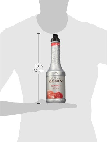 Monin Strawberry Puree Fruit Puree, 1 Liter (01-0409) Category: Drink Syrups