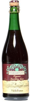 Val de France Organic Sparkling Juice 750ml Bottle (Pack of 1) Select Flavor Below (Pomegrante)