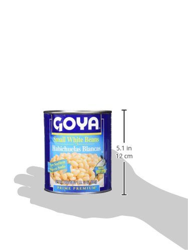 Goya Small White Beans, Low Sodium, 29 Ounce (822 grams)