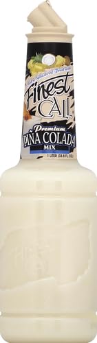 Finest Call Premium Pina Colada Drink Mix, 1 Liter Bottle (33.8 Fl Oz),