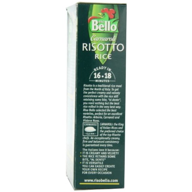 Riso Bello Carnaroli Risotto Rice, 17.5-Ounce Boxes (Pack of 6)