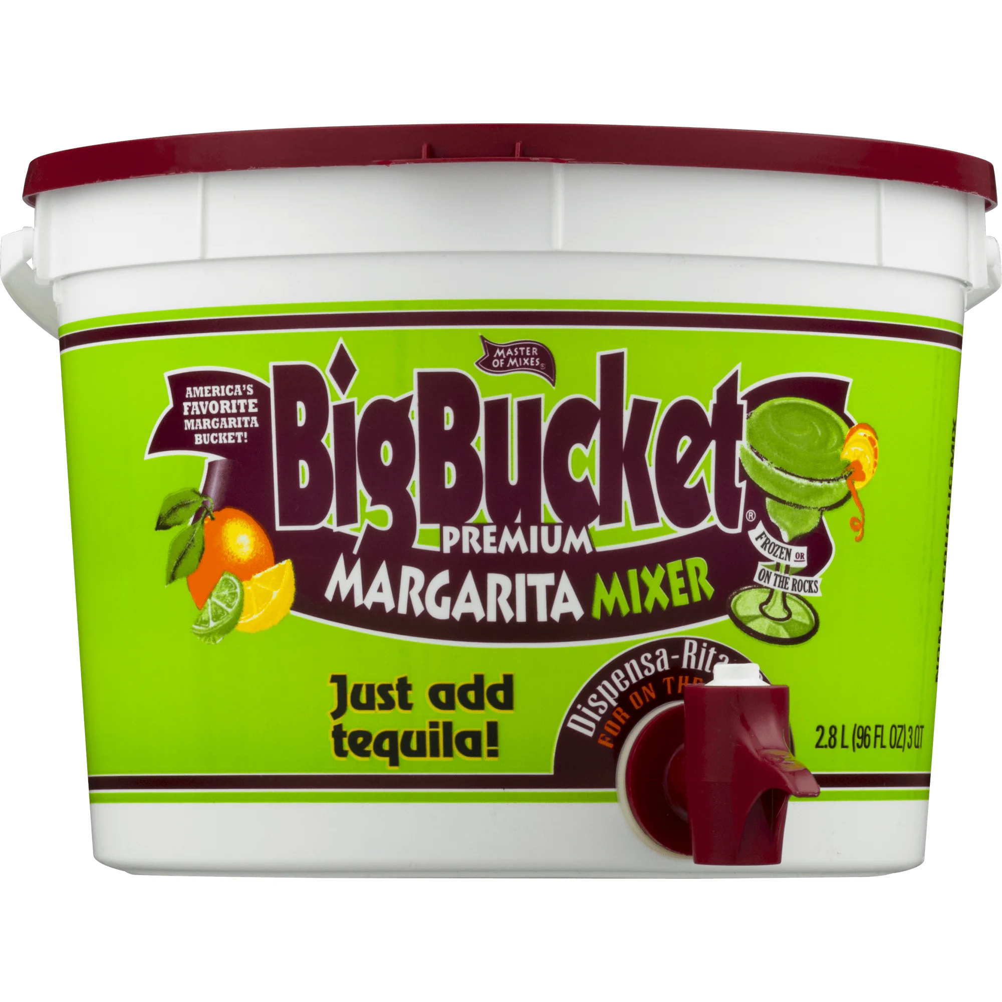 Master of Mixes Big Bucket Premium Margarita Mixer, 96 Fl Oz