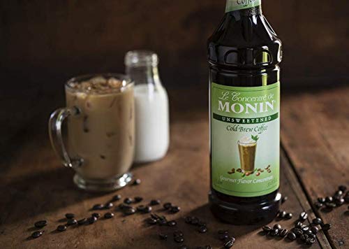Monins Cold Brew Coffee Concentrate - New & Improved Version - 1 Liter