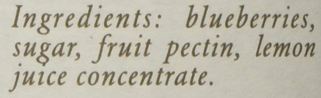 d'arbo All Natural Fruit Spread, Wild Blueberry, 16 oz