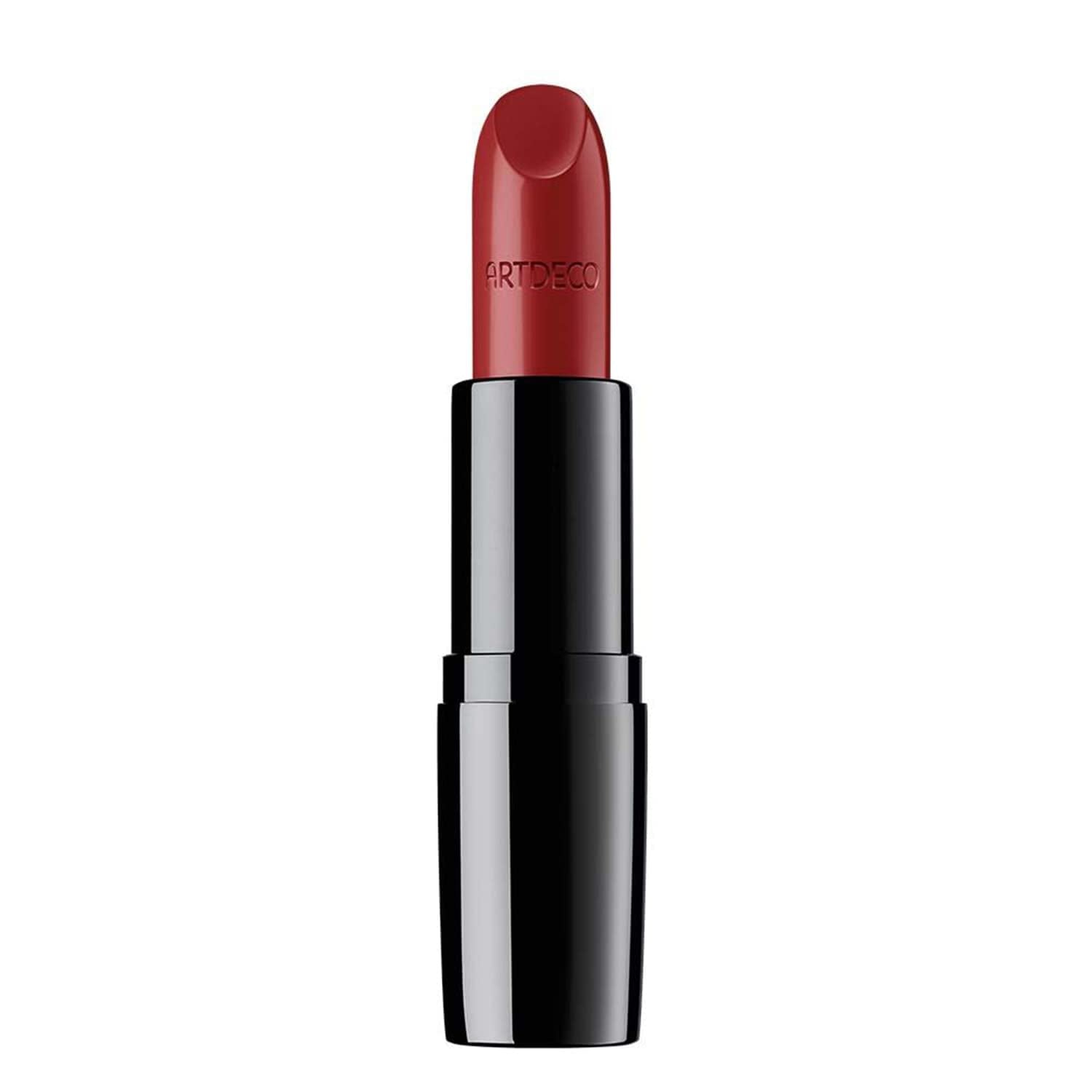 ARTDECO Perfect Color Lipstick - Red - Glide-On Lipstick with Rich Color & Plumping Effect - Creamy, Pearly Finish - Hyaluronic Acid - Long Lasting - Lip Plumper - Lip Care - Makeup - 0.14 Oz