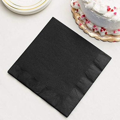 Creative Converting Party Supplies, 5 x 5-inch, Black Velvet