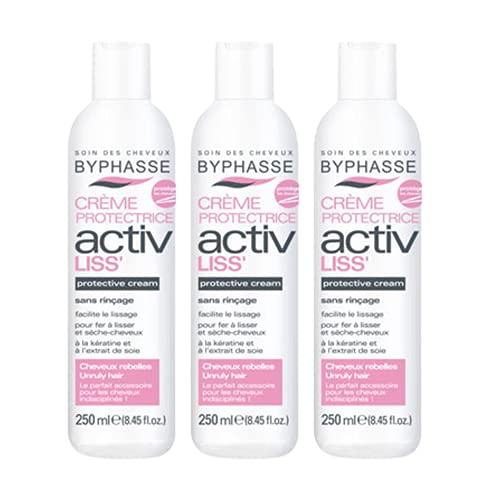 Byphasse - Protective Cream for Unruly Hair - 250 ml - Pack of 3