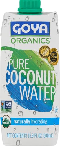 Goya Organic 100% Pure Coconut Water, 16.9 Fl oz