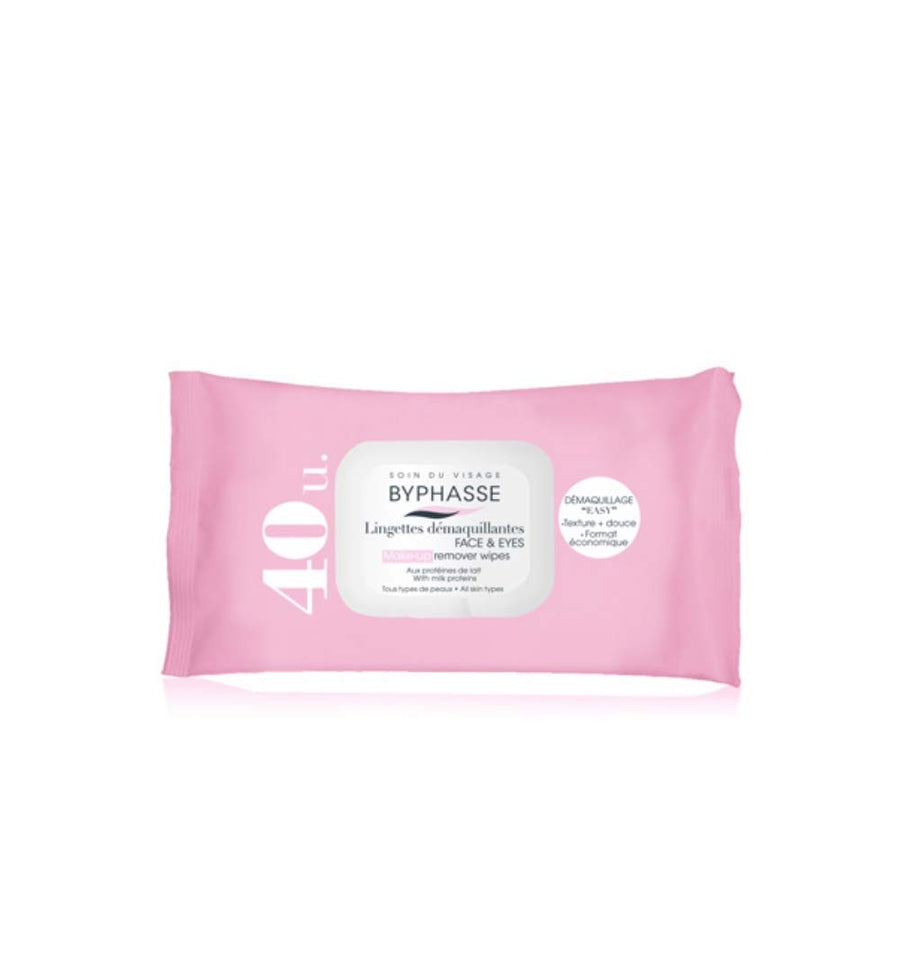 Byphasse Toallitas Desmaquillantes Todo Tipo De Pieles 40 Unidades